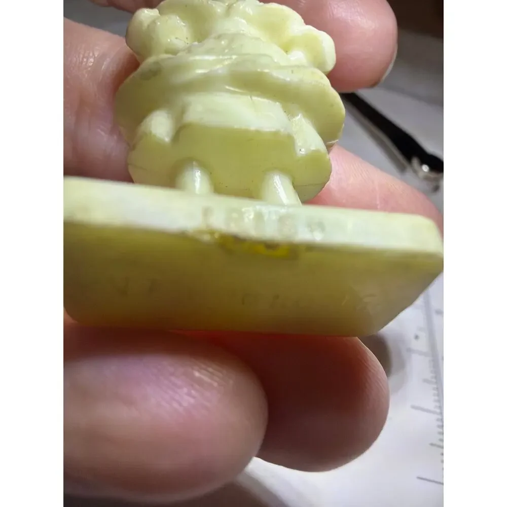 Vintage Irish Girl Plastic Figurine Van Brode Souvenir Statue 2.75